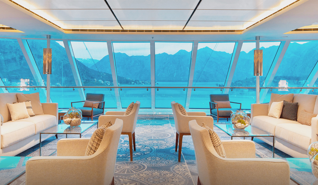 探享家酒廊，180度大片落地窗